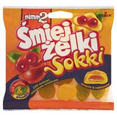 NIMM2 ŚMIEJŻELKI Säfte, Fruchtgummis, angereichert mit Vitaminen, 90 g, 24 Stück
